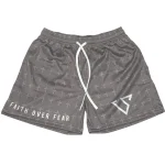 Faith Over Fear Grey Short