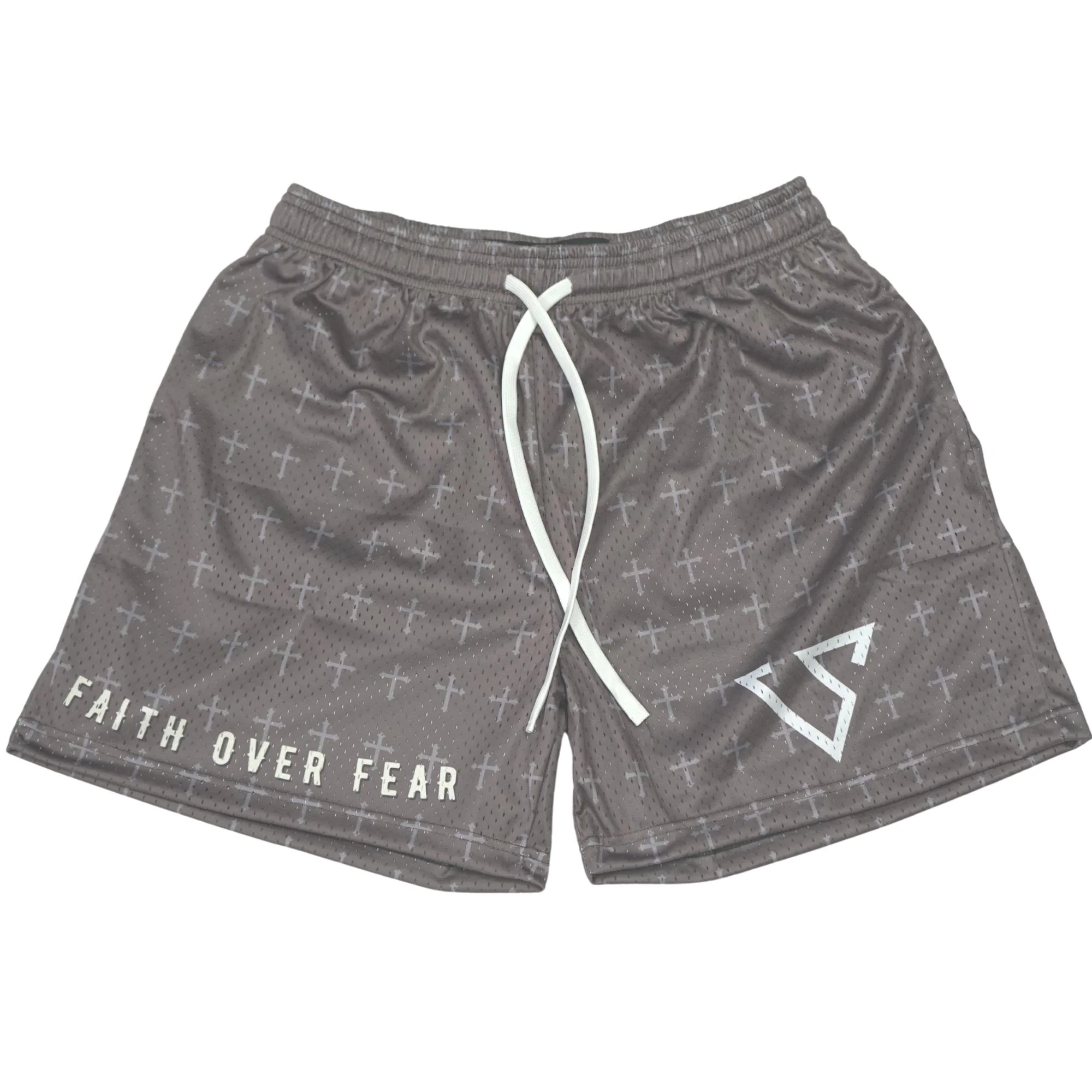Faith Over Fear Grey Short Faith Over Fear Grey Short
