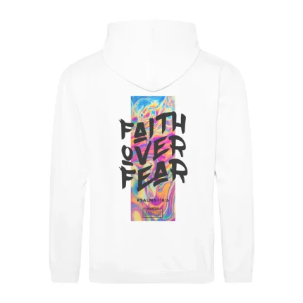 Faith Over Fear Taupe Unisex Hoodie