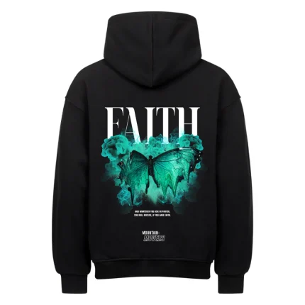 Faith Streetwear Oversized Hoodie Backprint