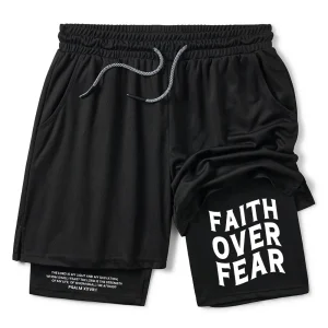 Faith Over Fear Black Short Faith Over Fear Black Short