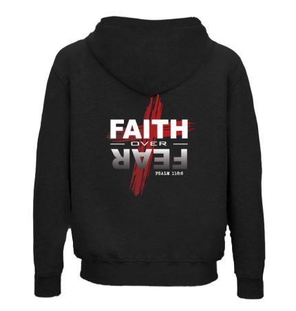 Faith Over Fear Black Hoodie