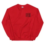 Faith Over Fear Red Sweatshirt