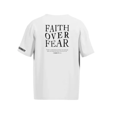 Faith Over Fear VT White T Shirt